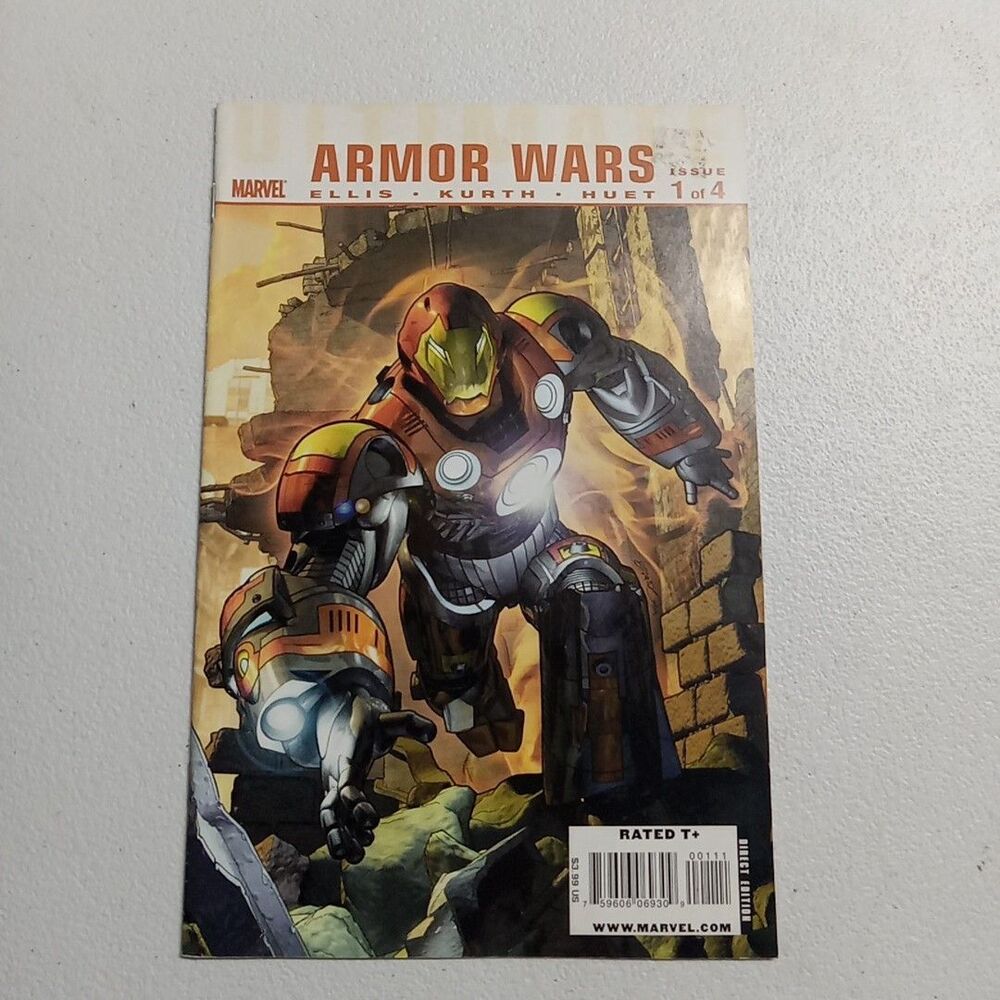 ULTIMATE ARMOR WARS #1 (2009) 1st Ghost & Justine Hammer Appearances